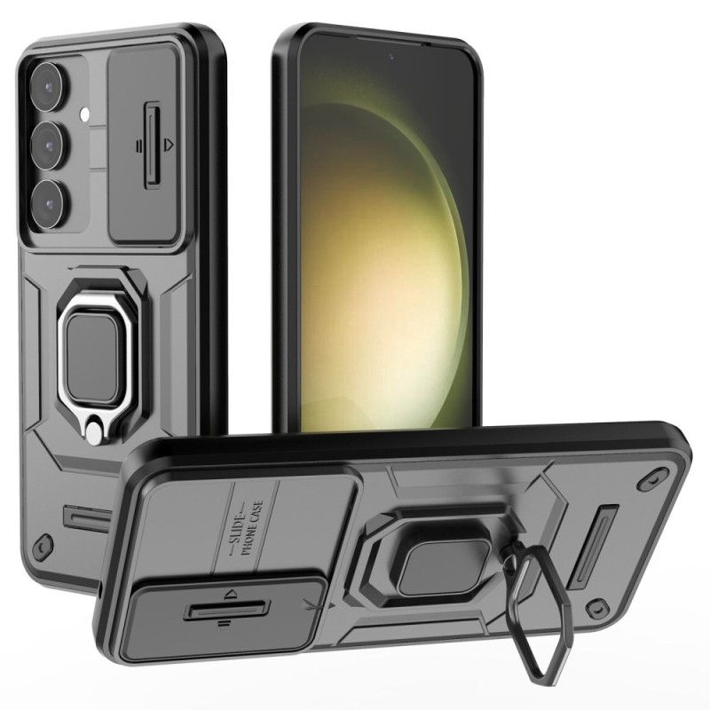 Skal Samsung Galaxy S25 Plus 5g Slitstark Ring Med Linsskydd