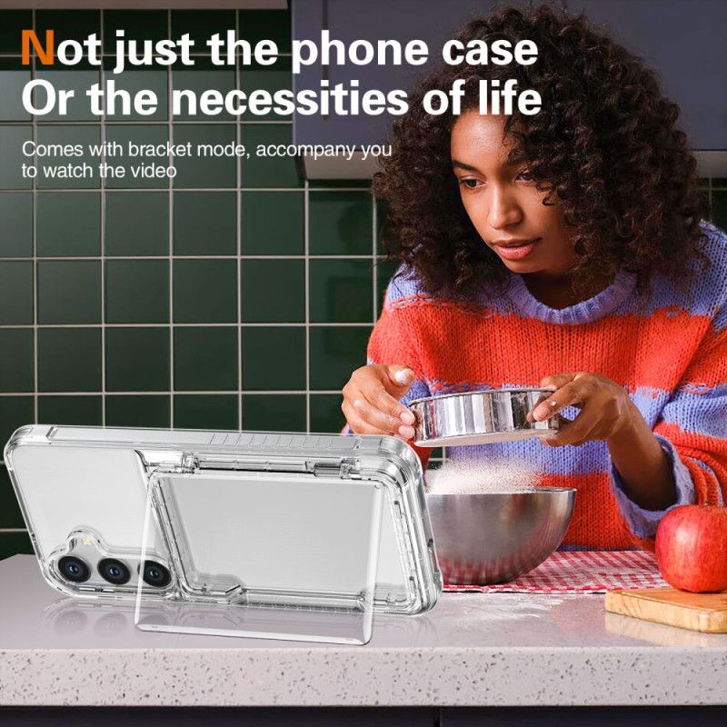 Skal Samsung Galaxy S25 Plus 5g Transparent Korthållare