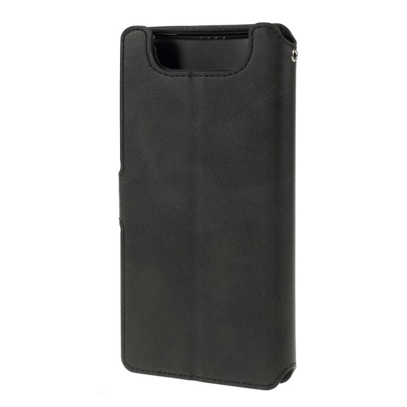 Fodral Samsung Galaxy A80 / A90 Svart Retro Azns