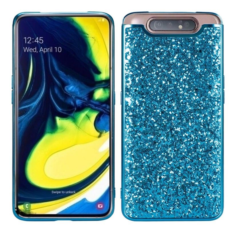 Skal för Samsung Galaxy A80 / A90 Svart Premium Glitter
