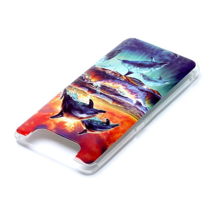 Skal Samsung Galaxy A80 / A90 Delfiner I Naturen