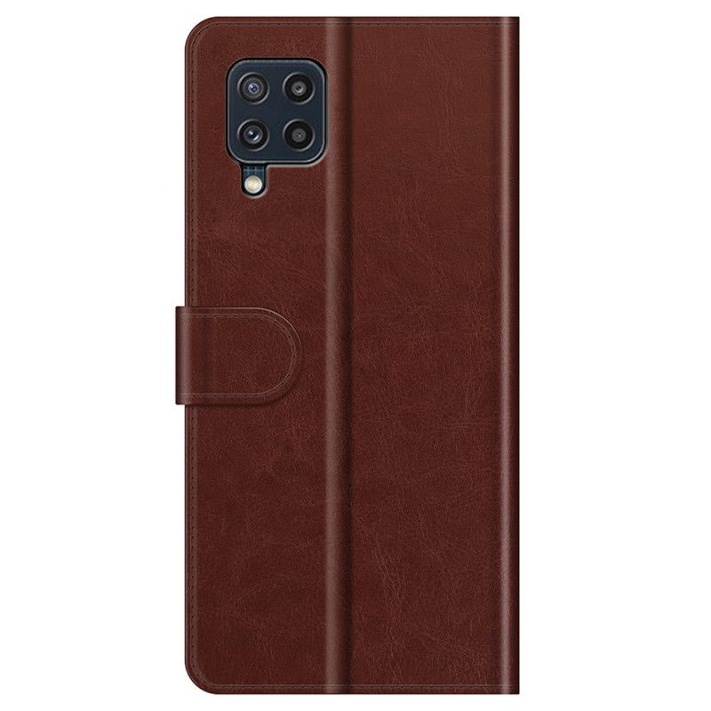 Fodral Samsung Galaxy M32 Klassisk Lädereffekt