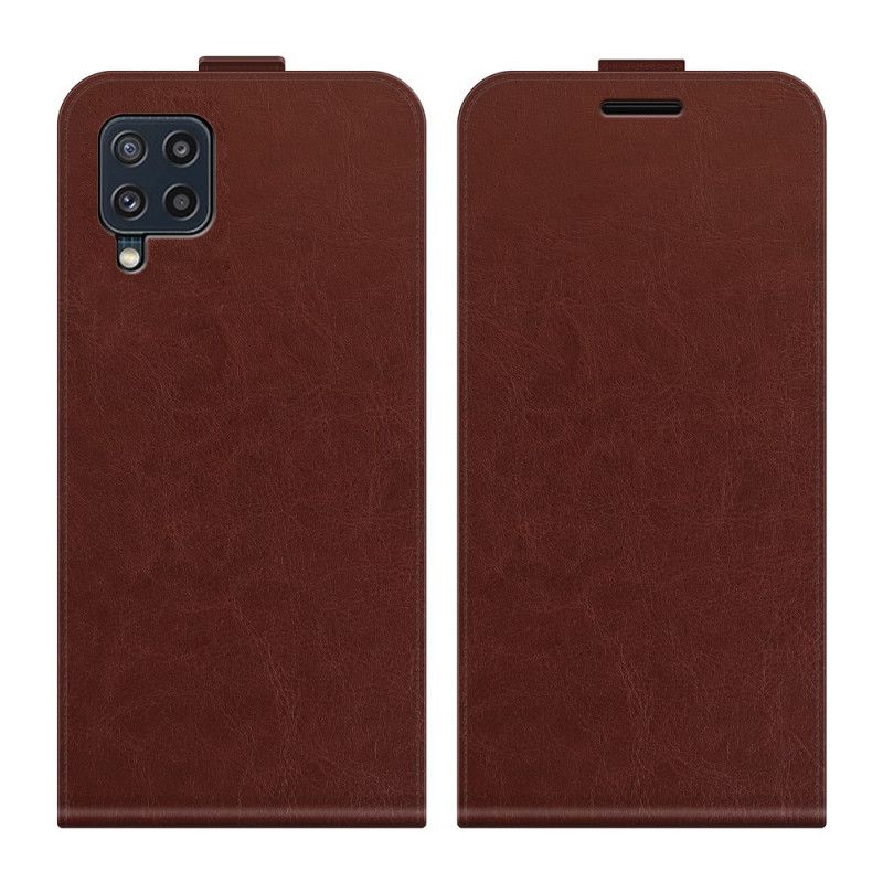 Fodral Samsung Galaxy M32 Vertikal Lädereffektflik