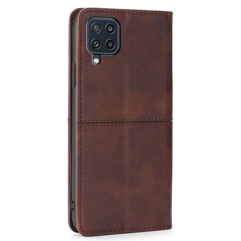 Folio-fodral Samsung Galaxy M32 Stil Lädercouture