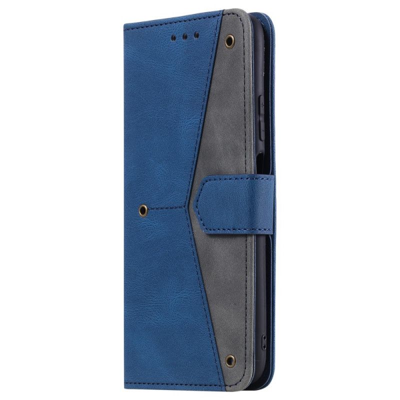 Läderskal Fodral Samsung Galaxy M32 Skin-touch-sömmar