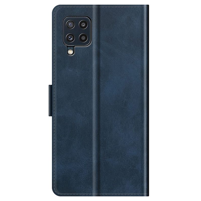 Skyddsfodral Samsung Galaxy M32 Lädereffektdesign