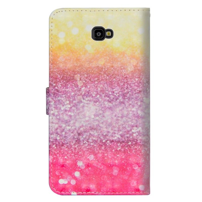 Fodral Samsung Galaxy J4 Plus Magenta Glitter