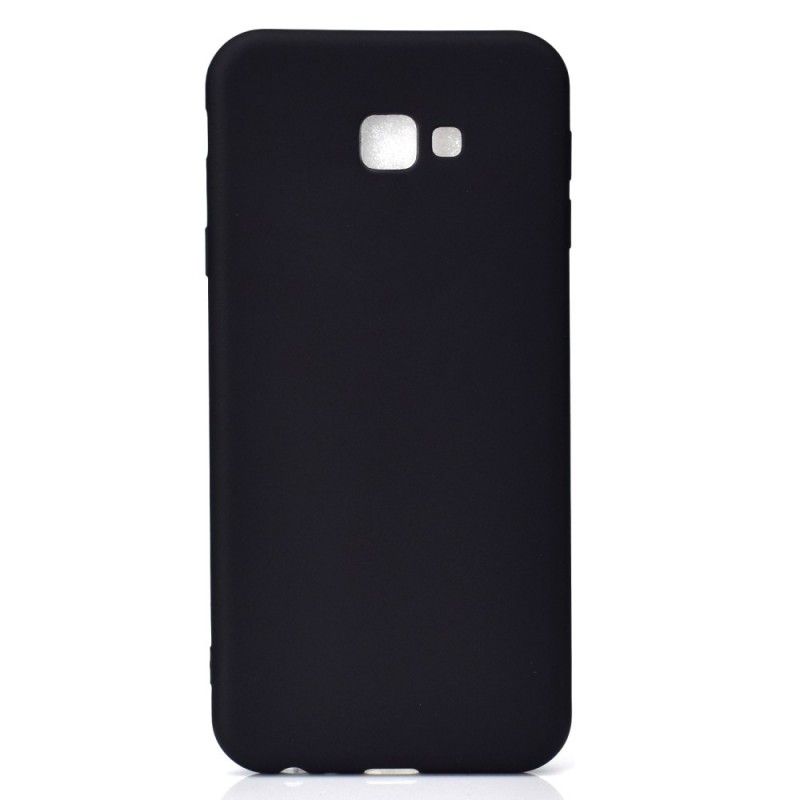 Skal Samsung Galaxy J4 Plus Svart Matt Silikon