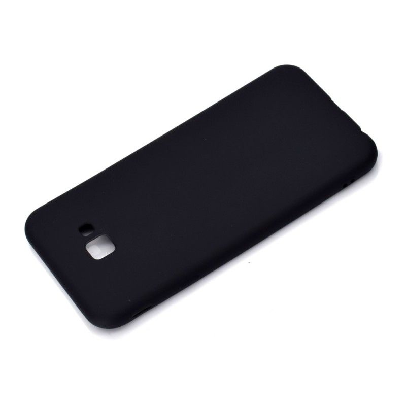 Skal Samsung Galaxy J4 Plus Svart Matt Silikon