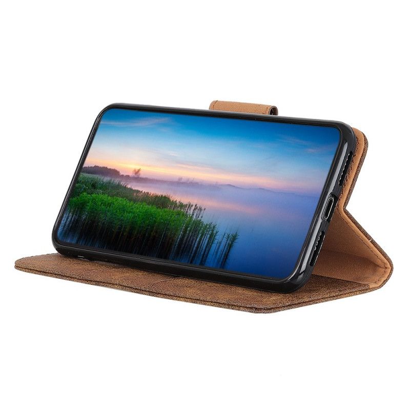 Fodral för Samsung Galaxy S21 Plus 5G Grå Vintage Split Läder
