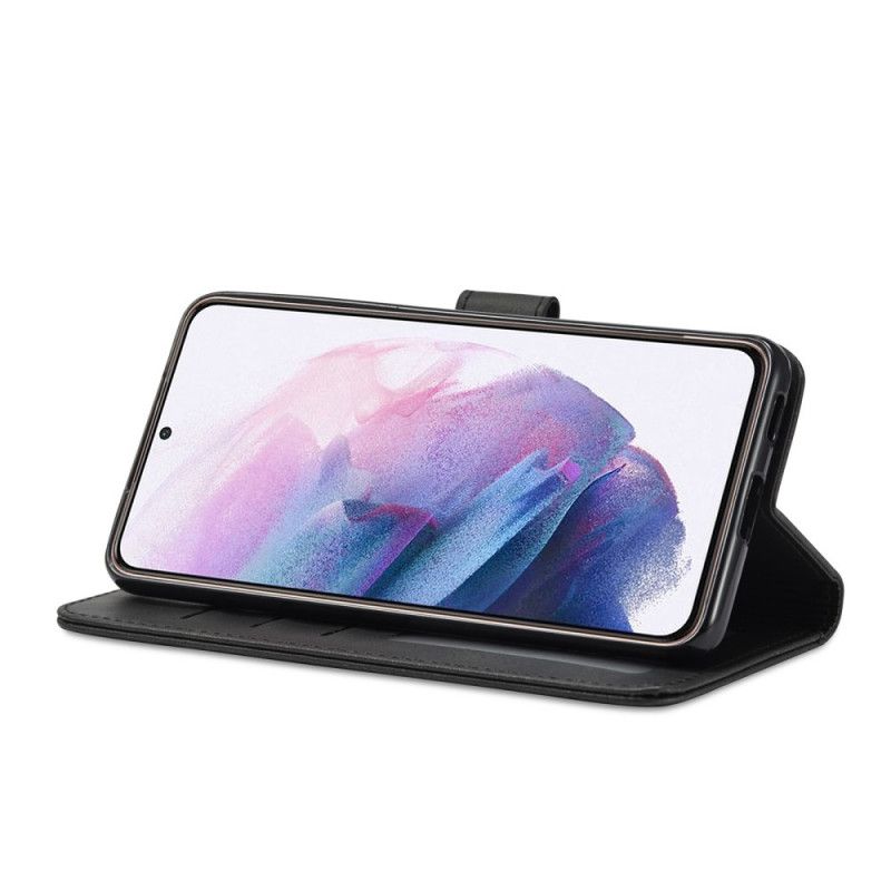 Fodral för Samsung Galaxy S21 Plus 5G Svart Lc.Imeeke Lädereffekt