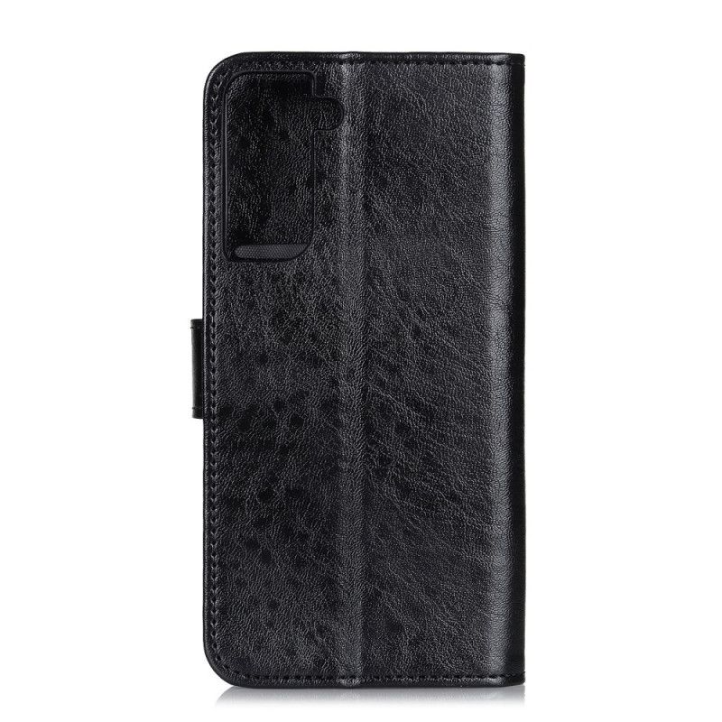 Fodral Samsung Galaxy S21 Plus 5G Svart Texturerat Konstläder