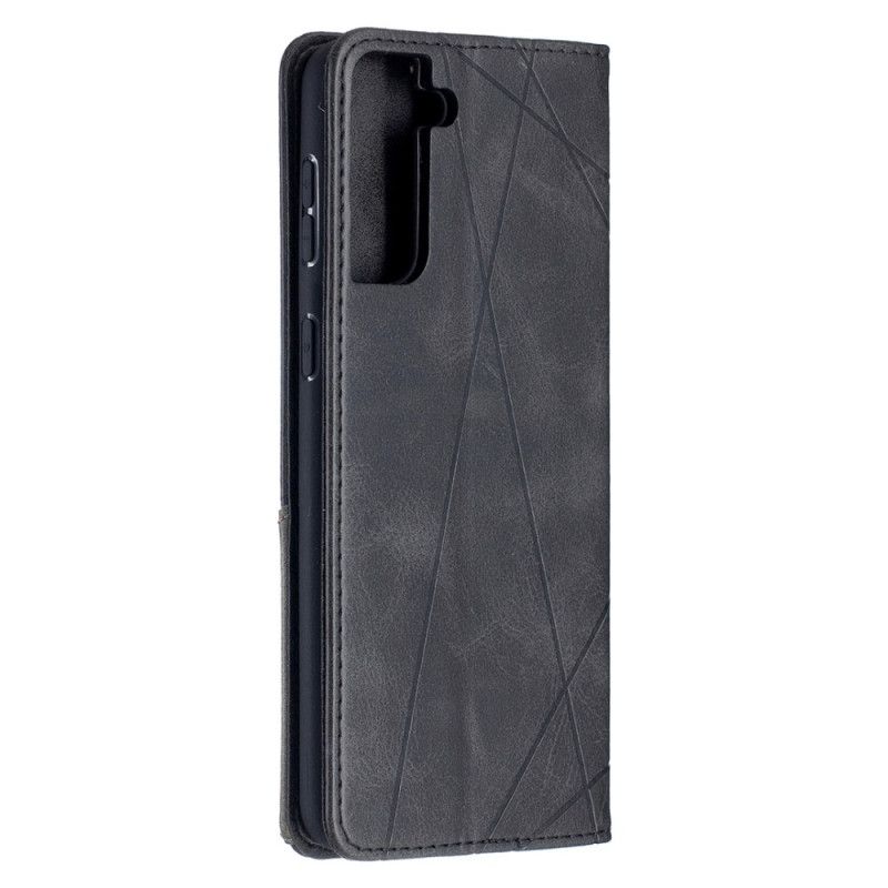 Folio-fodral för Samsung Galaxy S21 Plus 5G Svart Artiststil