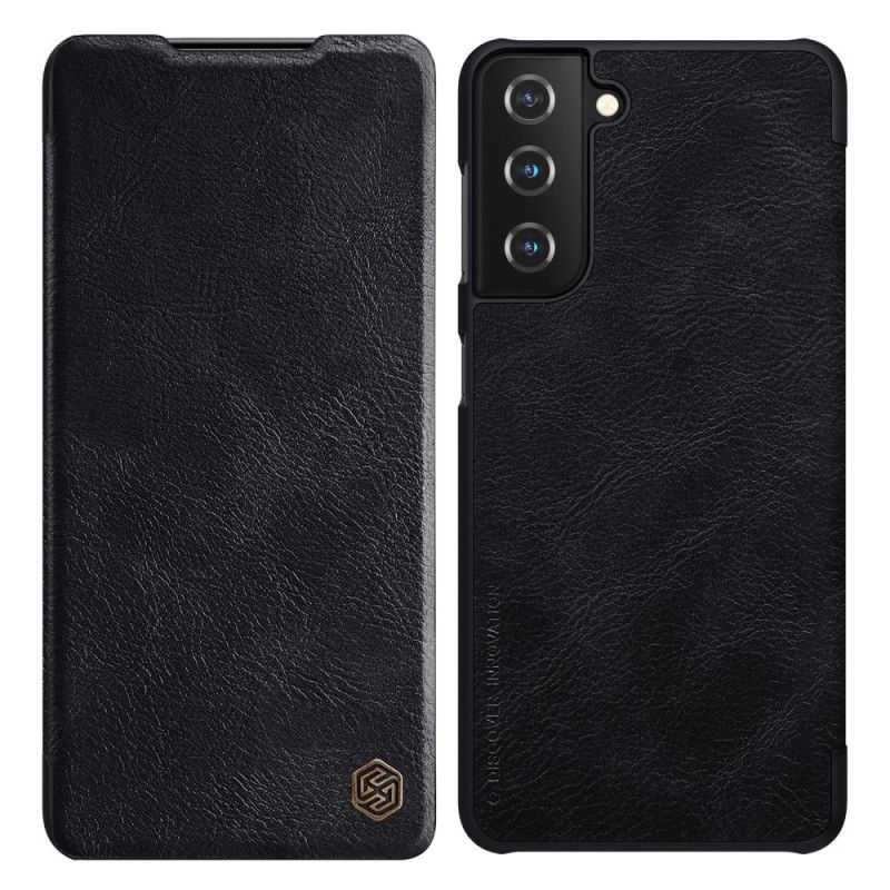 Folio-fodral för Samsung Galaxy S21 Plus 5G Svart Nillkin Qin-Serien