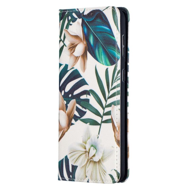 Folio-fodral Samsung Galaxy S21 Plus 5G Grön Löv