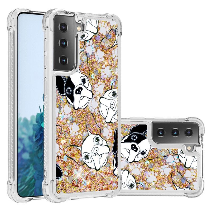 Skal för Samsung Galaxy S21 Plus 5G Herr Hundglitter