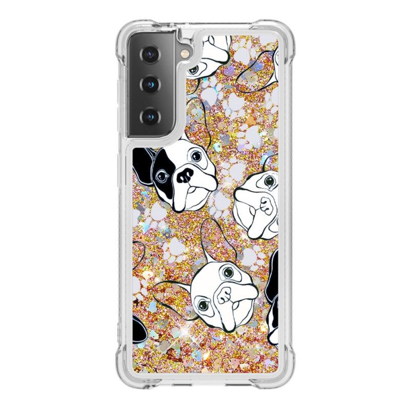 Skal för Samsung Galaxy S21 Plus 5G Herr Hundglitter