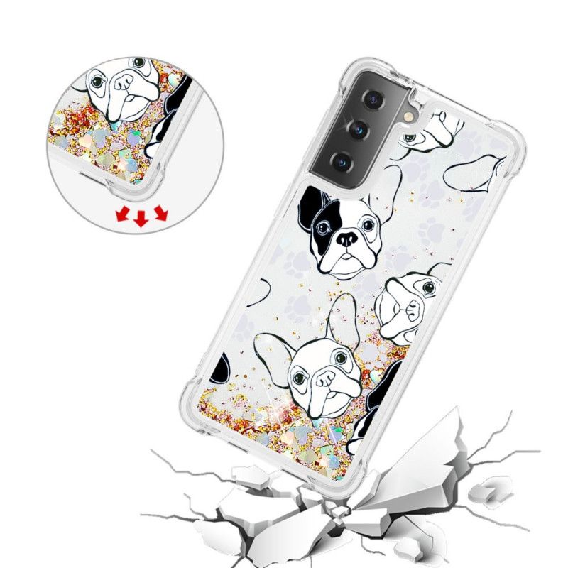 Skal för Samsung Galaxy S21 Plus 5G Herr Hundglitter