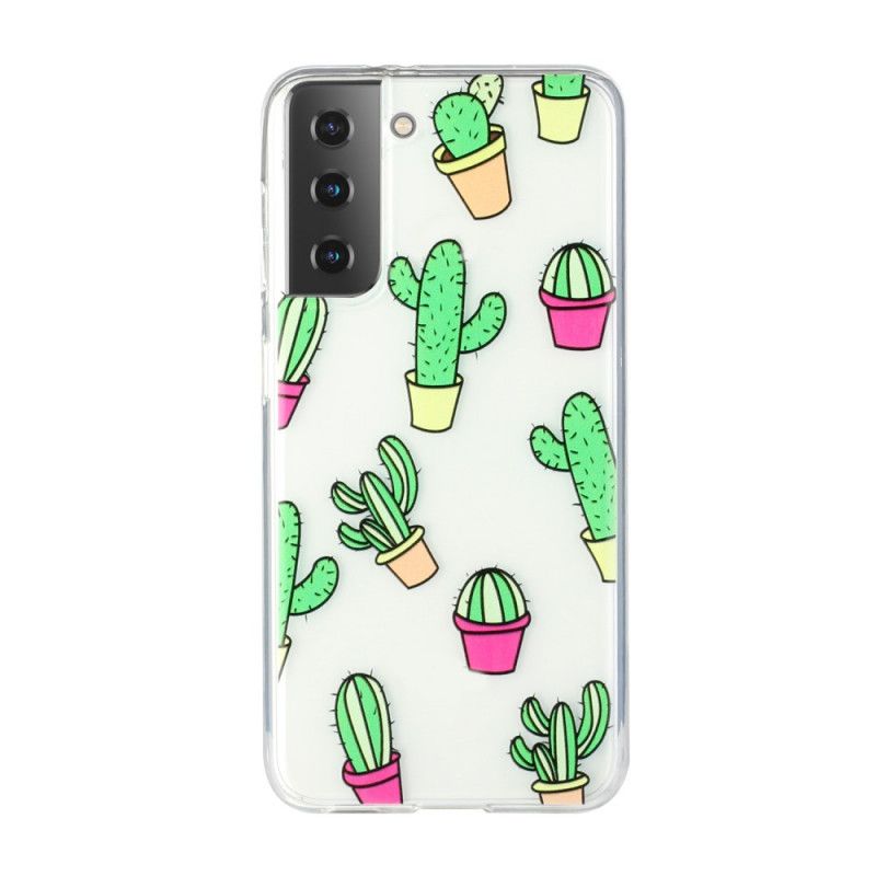 Skal Samsung Galaxy S21 Plus 5G Mobilskal Minikaktus
