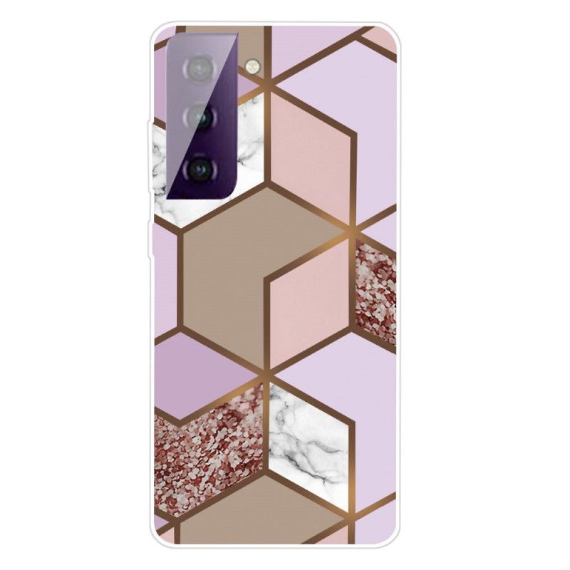 Skal Samsung Galaxy S21 Plus 5G Svart Geometri 2.0