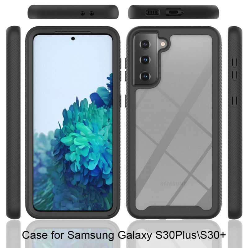 Skal Samsung Galaxy S21 Plus 5G Svart Hybridfasade Kanter