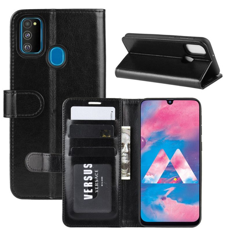 Fodral för Samsung Galaxy M21 Svart Ultra Konstläder