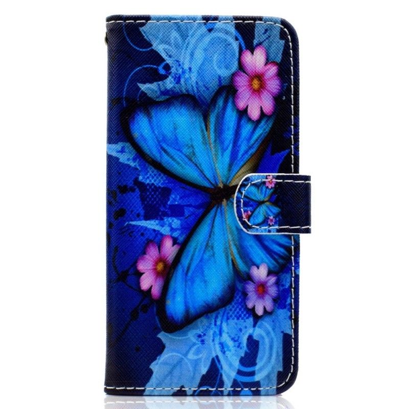 Fodral för Huawei Y5 2018 Tropisk Fjäril