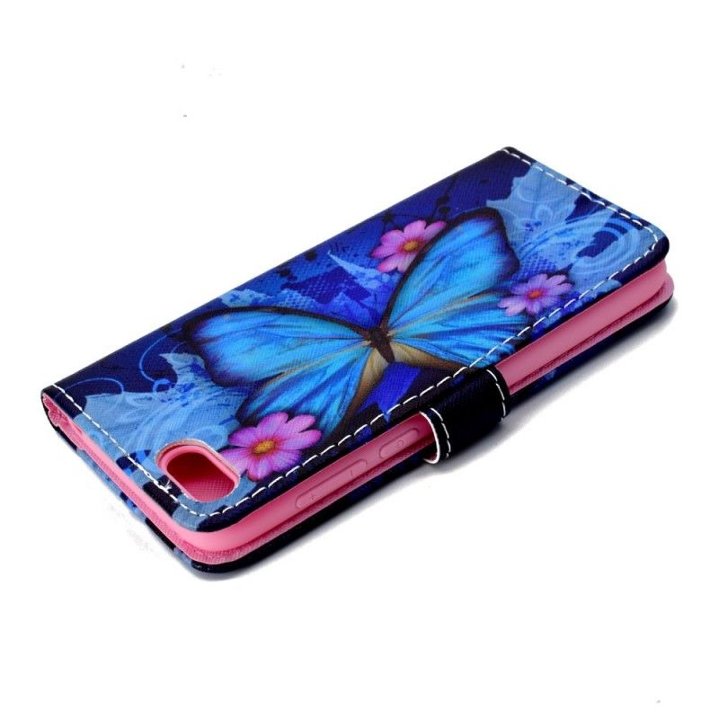 Fodral för Huawei Y5 2018 Tropisk Fjäril