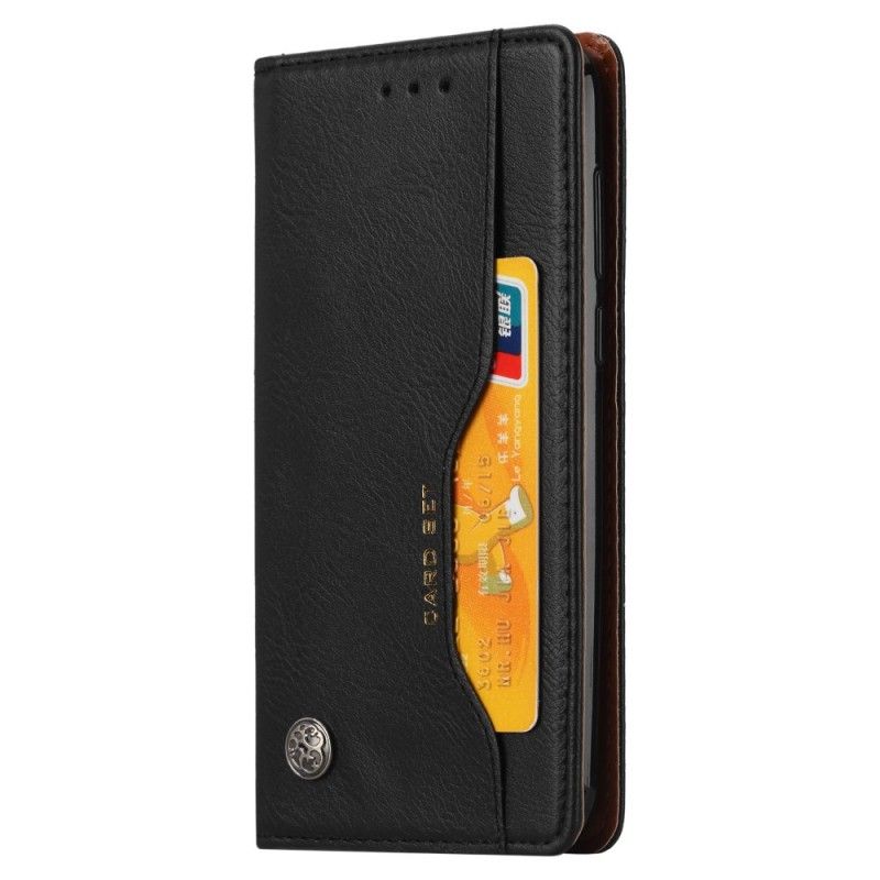 Folio-fodral Huawei Y5 2018 Svart Korthållare I Konstläder