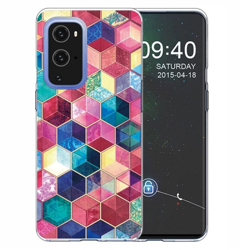 Skal för OnePlus 9 Rosa Målning
