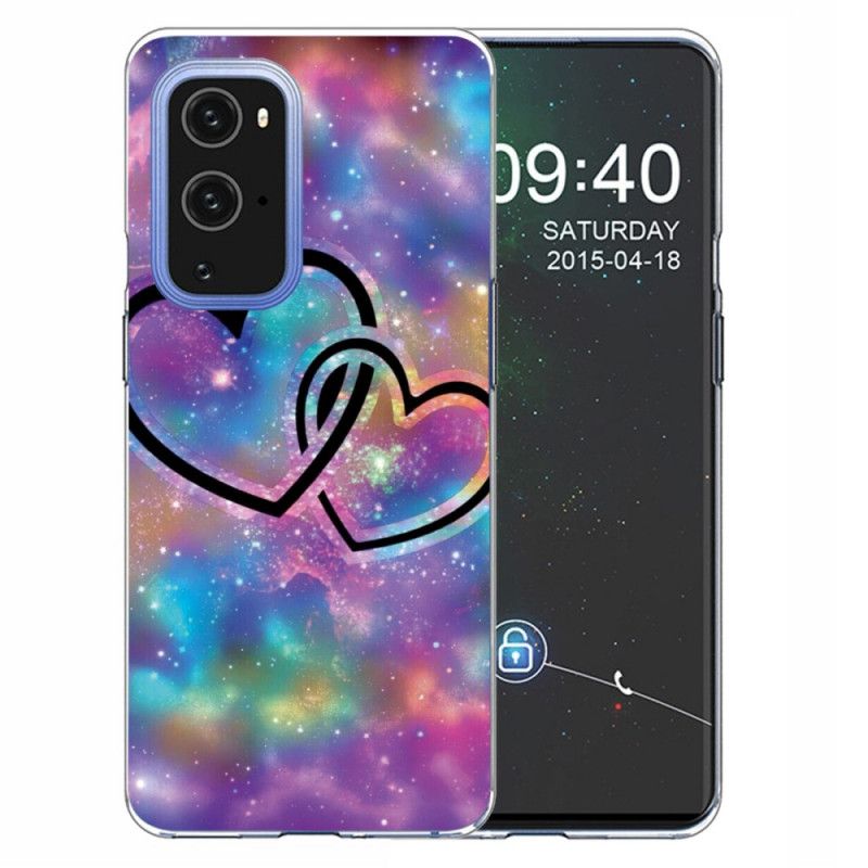 Skal OnePlus 9 Kedjade Hjärtan