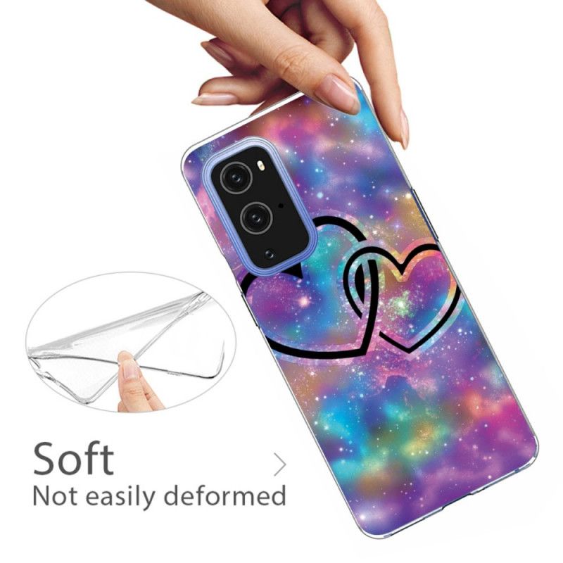 Skal OnePlus 9 Kedjade Hjärtan