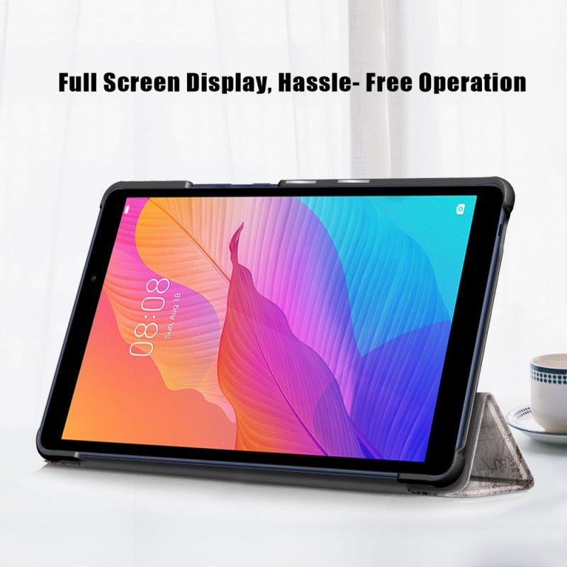 Smart Fodral Huawei MatePad T 8 Förstärkt Retro Eiffeltornet
