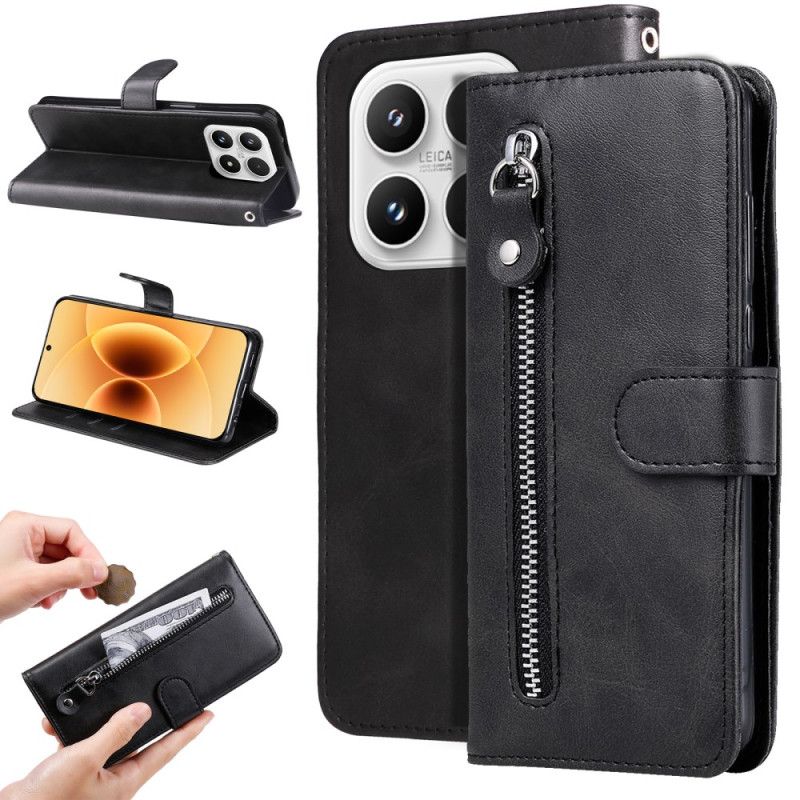 Fodral För Xiaomi 17 Ficka Med Blixtlås