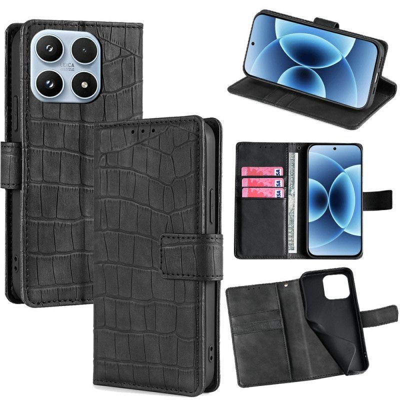 Fodral För Xiaomi 17 Krokodilstruktur