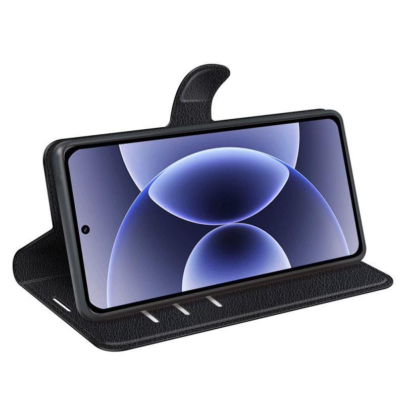 Fodral Xiaomi 17 Klassiskt Litchi-imitationsläder