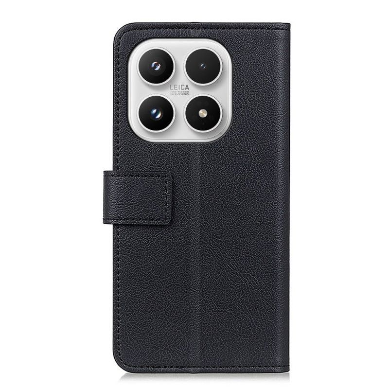 Läderfodral Xiaomi 17 Telefonfodral Klassisk Svart