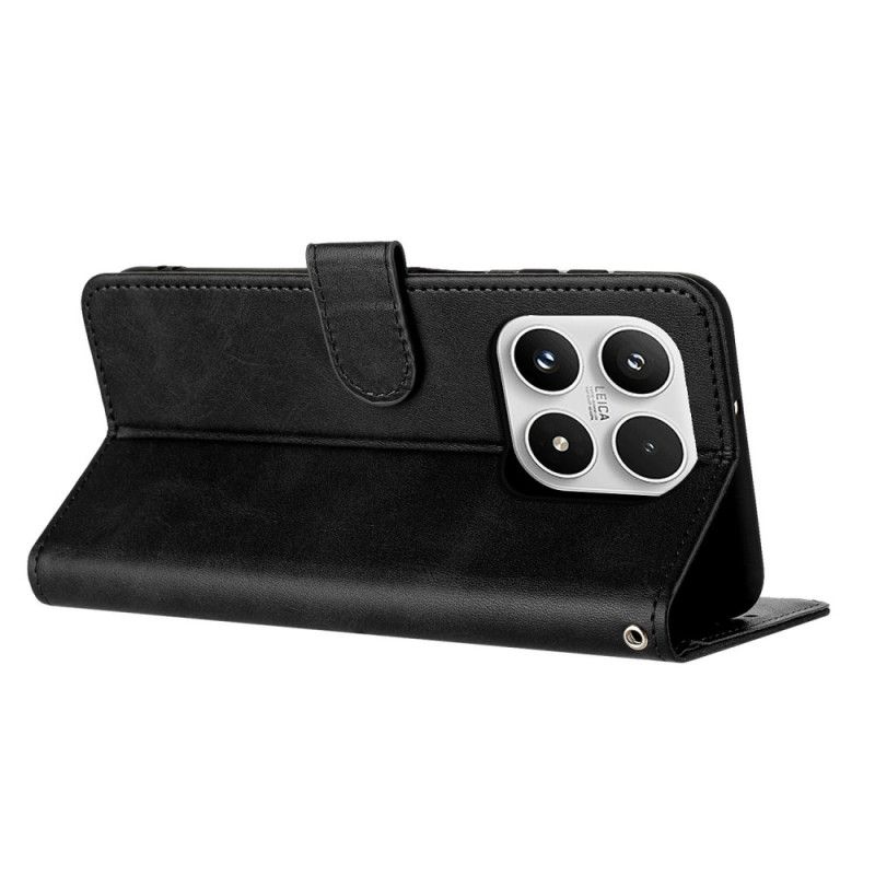 Läderfodral Xiaomi 17 Telefonfodral Lädereffekt Med Snodd