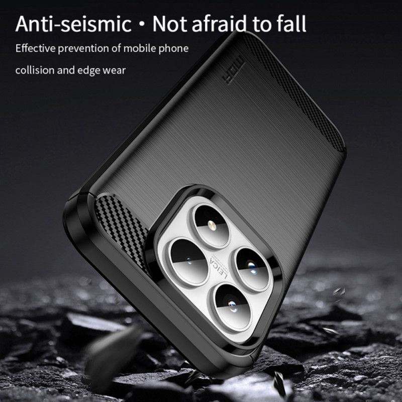 Skal För Xiaomi 17 Borstad Kolfiber