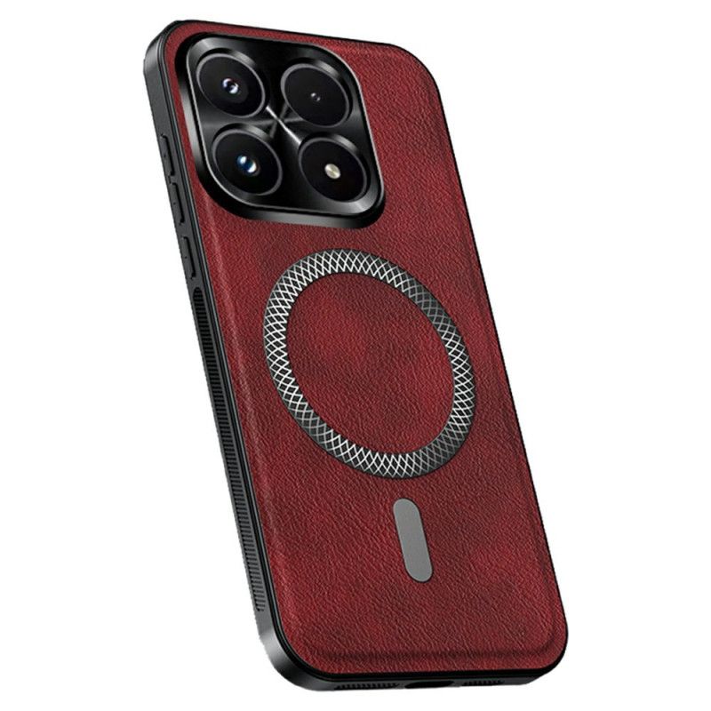 Skal Xiaomi 17 Telefonfodral Magsafe Lädereffekt