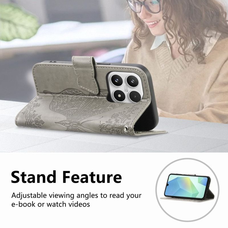 Skyddsfodral Xiaomi 17 3d-fjäril Och Strass