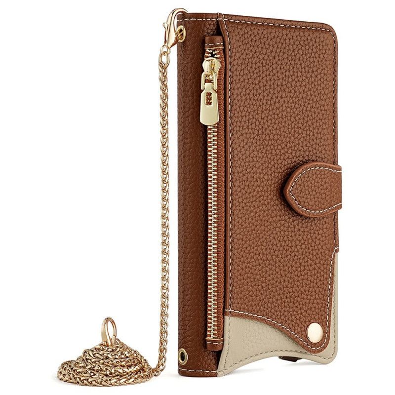 Skyddsfodral Xiaomi 17 Axelrem Med Spegel Och Kedja