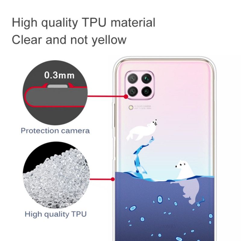 Skal för Huawei P40 Lite Havsspel