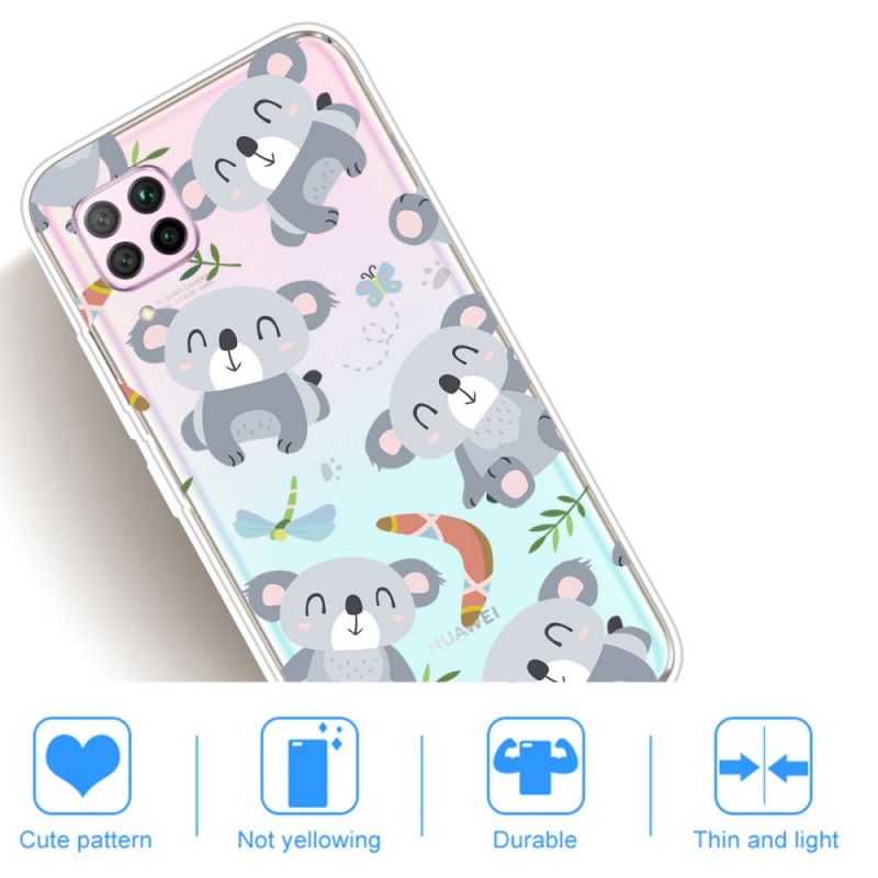 Skal för Huawei P40 Lite Söta Koalor