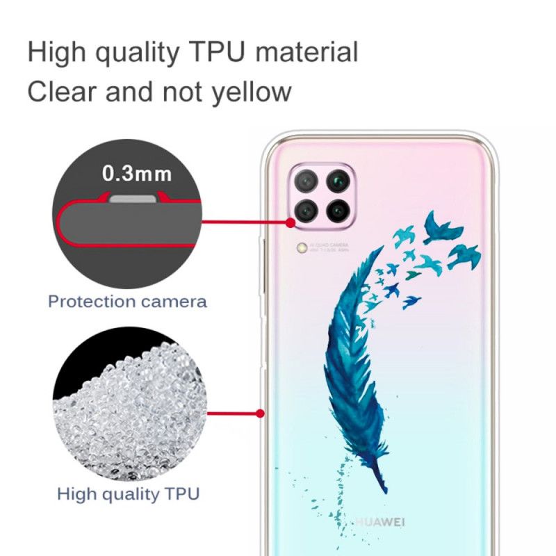 Skal för Huawei P40 Lite Vacker Fjäder
