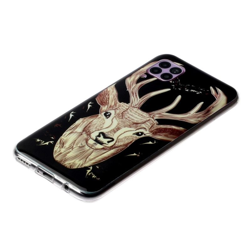 Skal Huawei P40 Lite Majestätiska Fluorescerande Rådjur
