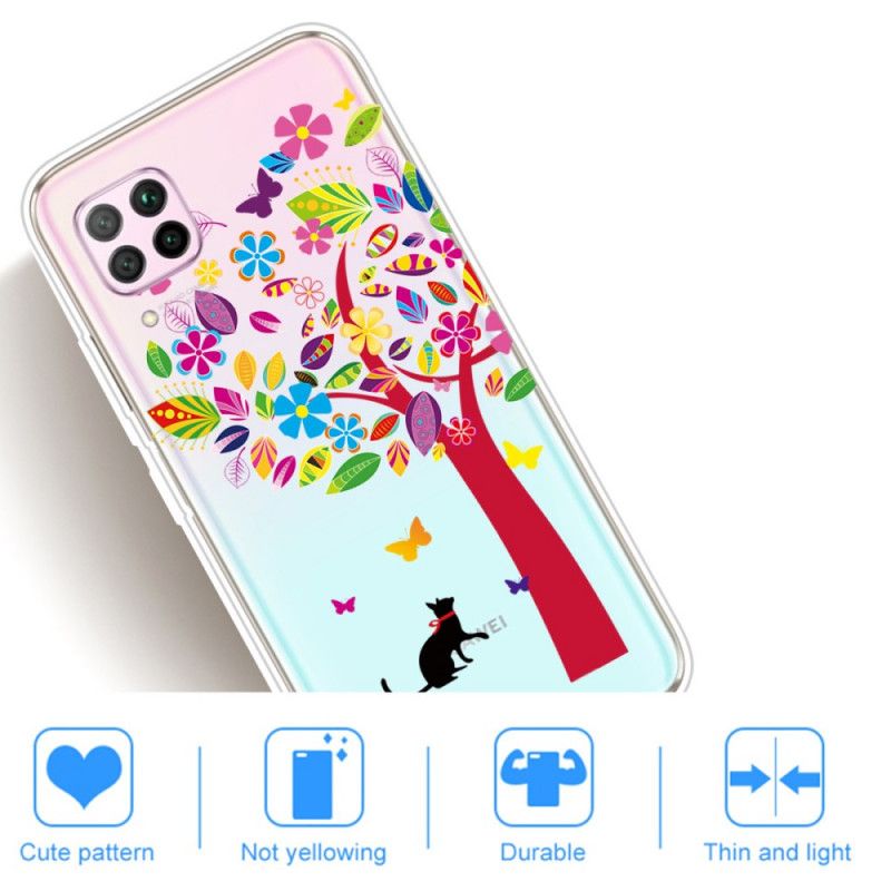 Skal Huawei P40 Lite Mobilskal Katt Under Trädet