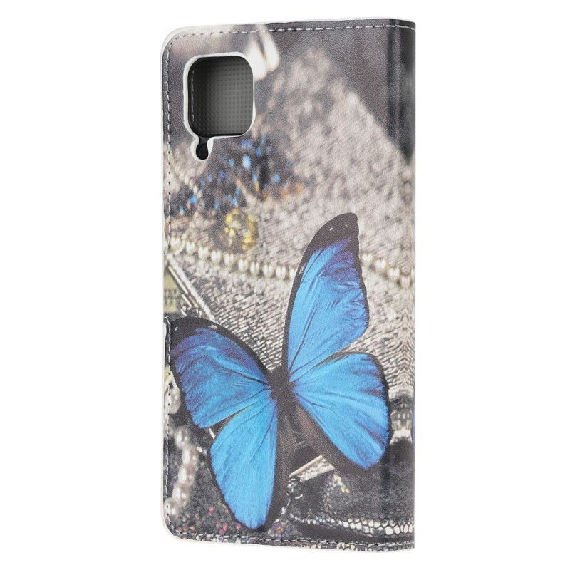 Skyddsfodral Huawei P40 Lite Blå Fjäril