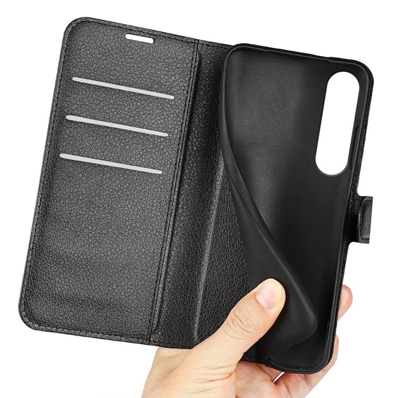 Fodral Sony Xperia 1 Vii Klassisk Konstläder