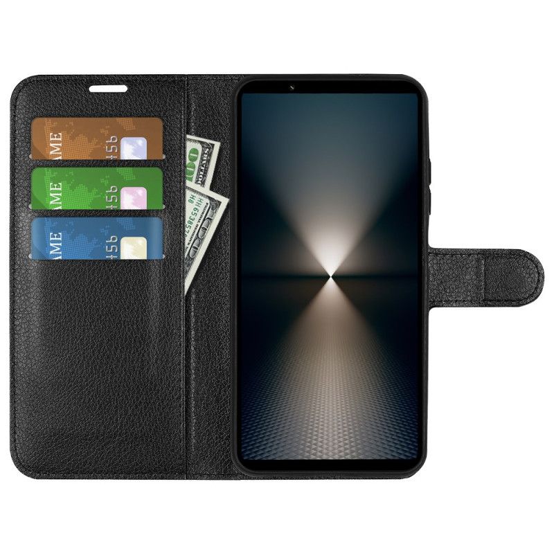 Fodral Sony Xperia 1 Vii Klassisk Konstläder